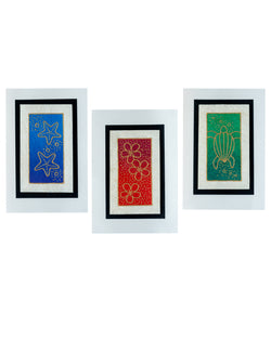 Sigavou Studio Fiji-Style Barkcloth Greeting Cards (Set of 3)