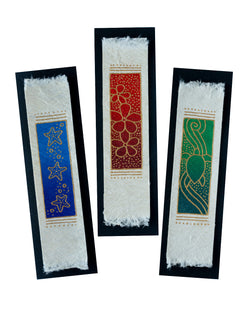 Sigavou Studio Hand-Crafted Barkcloth Bookmarks (Set of 3)
