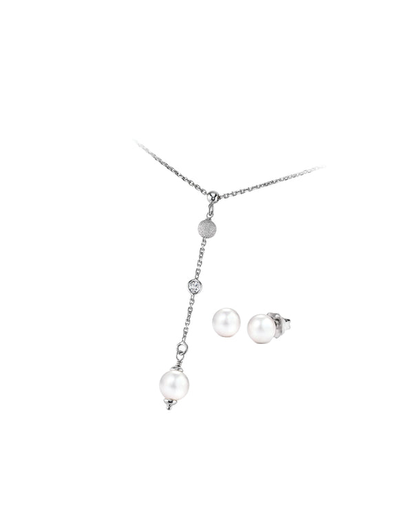 JOIA De Majorca Pearl & CZ Bezel Stardust Set