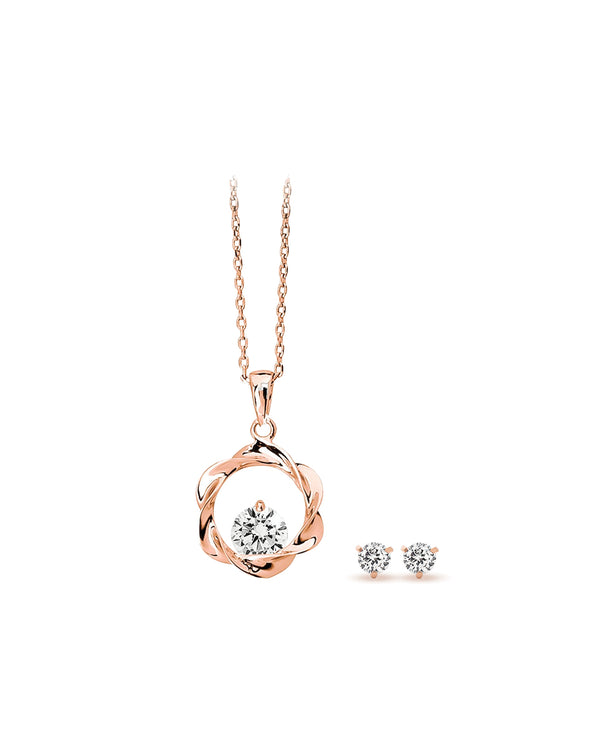 Pica Lela "Shine Your Light Necklace" With Bonus Stud Earrings