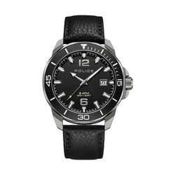 Police Satin Black Dial Thornton Men's Watch