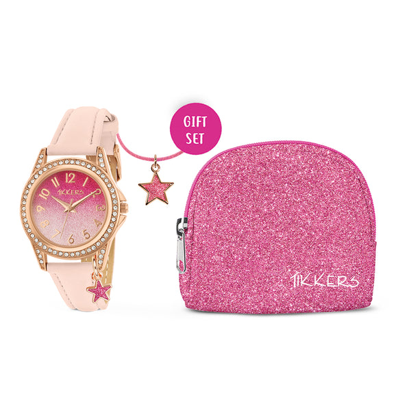 Tikkers Kids Watch Set - Pink