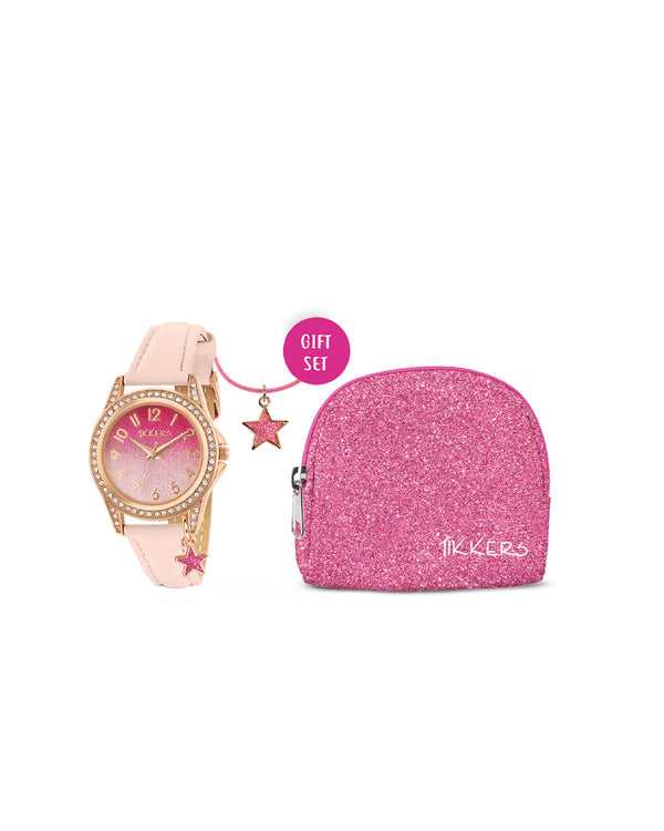 Tikkers Kids Watch Set - Pink