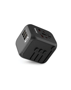 Travelmall 5.3A World Travel Adaptor, 4-USB with USB Type-C Port