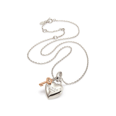 Links Of London Heart Padlock Necklace