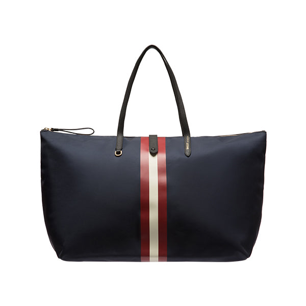 Bally Foldable Navy Tote Bag