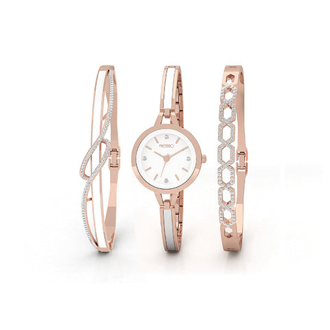 Fierro Allure Watch and Double Bangle Set