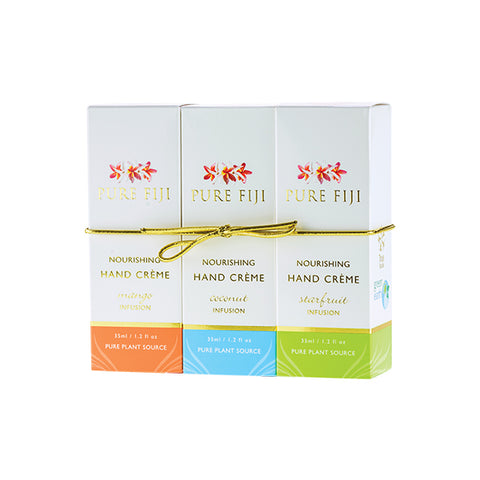 Pure Fiji 3 Pack Hand Cream Trio - Fiji Air Exclusive Packaging