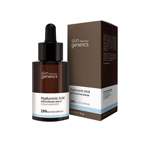 Skin Generics Hyaluronic Acid Moisturising Serum 28% Active Complex 30ml